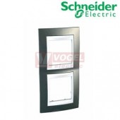 MGU6004V824 Unica Plus - Krycí rámeček dvojnásobný vertikální,Champagne/Polar