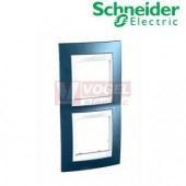 MGU6004V854 Krycí rámeček 2-nás.vert., Glacier/Polar (UNICA Plus), VÝROBA UKONČENA