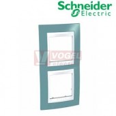 MGU6004V873 Unica Plus - Krycí rámeček dvojnásobný vertikální,Manganese/Polar