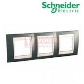 MGU6006524 Unica Plus - Krycí rámeček trojnásobný, Champagne/Marfil