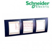 MGU6006542 Krycí rámeček 3-nás., Indigo/Marfil (UNICA Plus), VÝROBA UKONČENA