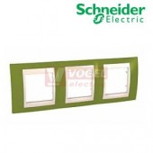 MGU6006566 Unica Plus - Krycí rámeček trojnásobný, Pistacio/Marfil