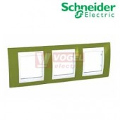 MGU6006866 Krycí rámeček 3-nás., Pistacio/Polar (UNICA Plus), VÝROBA UKONČENA