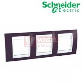 MGU6006872 Unica Plus - Krycí rámeček trojnásobný, Garnet/Polar