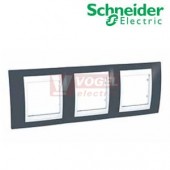 MGU6006877 Unica Plus - Krycí rámeček trojnásobný, Slate/Polar