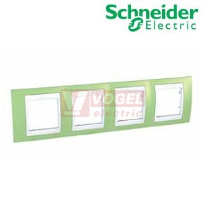 MGU6008863 Krycí rámeček 4-nás., Manzana/Polar (UNICA Plus), VÝROBA UKONČENA