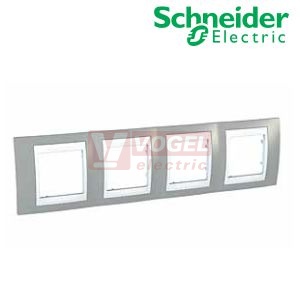 MGU6008865 Unica Plus - Krycí rámeček čtyřnásobný, Fog/Polar