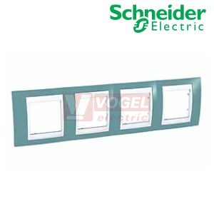 MGU6008873 Krycí rámeček 4-nás., Manganese/Polar (UNICA Plus), VÝROBA UKONČENA