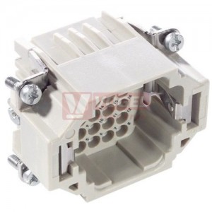 Konektor  24pin V 10A/250V krimpovací připojení 0,14-2,5mm2, č.1-24, (soustružené kontakty) EPIC H-DD 24 SCM (11285000)