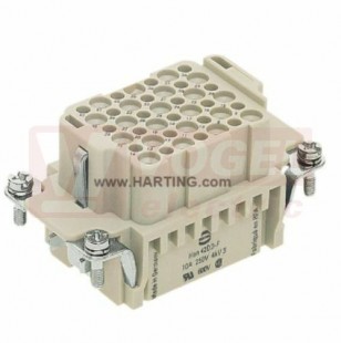 09160423101 Han DD konektor 42pin, Z, 10A/250V, vel.10B, Han 42DD, č.1-42, Crimp., 0,14-2,5mm2