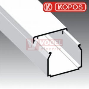 Lišta v 25xš 30 LHD 30x25 HA (3m folie) hranatá, bílá RAL9003