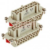 09340062601 Han 6Hv E konektor 6pin + 2 kontakty reléového typu, V, 16A/830V, vel.16B, šoubový, 0,75-2,5mm2