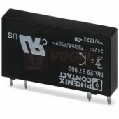 OPT-24DC/230AC/1  miniaturní polovodičové relé, 1 spínací kontakt, 24VDC, výstup 24-253 VAC/0,75A (2967950)