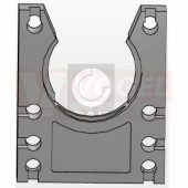Příchytka  07 PAHOG-07 šedá, PA6, pro flexibilní chráničku NW07