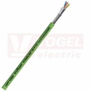 ETHERLINE FD P FC CAT.5 2x2x22/7AWG kabel pro průmyslový Ethernet cat. 5 pro vysoce flexibilní aplikace, pro PROFINET typ C, plášť PUR zelený (RAL6018), stíněný CU opletem a AL kašírovanou plast.folií UL/CSA (2170894)