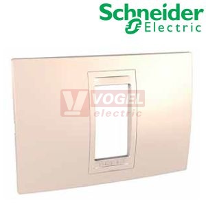 MGU410159 Unica Allegro - Krycí rámeček jednomodulový, Cream