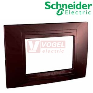 MGU410351 Unica Allegro - Krycí rámeček trojmodulový, Teracota
