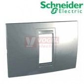 MGU410160 Unica Allegro - Krycí rámeček jednomodulový, Silver