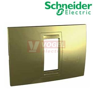 MGU410164 Unica Allegro - Krycí rámeček jednomodulový, Oro