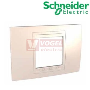 MGU410225 Unica Allegro - Krycí rámeček dvoumodulový, Marfil