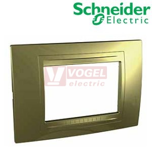 MGU410364 Unica Allegro - Krycí rámeček trojmodulový, Oro