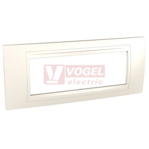 MGU410425 Unica Allegro - Krycí rámeček čtyřmodulový, Marfil