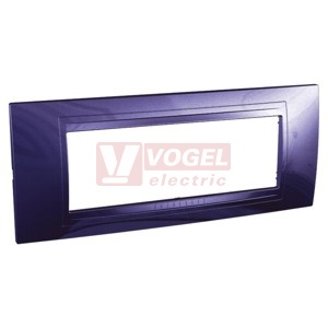 MGU410442 Unica Allegro - Krycí rámeček čtyřmodulový, Indigo