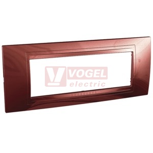 MGU410451 Unica Allegro - Krycí rámeček čtyřmodulový, Teracota