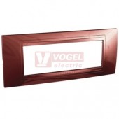 MGU410451 Unica Allegro - Krycí rámeček čtyřmodulový, Teracota