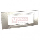 MGU410424 Unica Allegro - Krycí rámeček čtyřmodulový, Champagne
