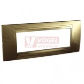 MGU410413 Unica Allegro - Krycí rámeček čtyřmodulový, Bronze