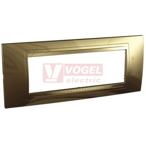 MGU410464 Unica Allegro - Krycí rámeček čtyřmodulový, Oro