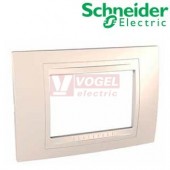 MGU410325 Unica Allegro - Krycí rámeček trojmodulový, Marfil