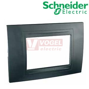 MGU410362 Unica Allegro - Krycí rámeček trojmodulový, Grafit