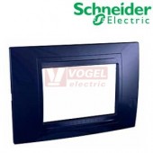 MGU410342 Unica Allegro - Krycí rámeček trojmodulový, Indigo