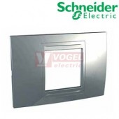 MGU410260 Unica Allegro - Krycí rámeček dvoumodulový, Silver
