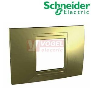 MGU410264 Unica Allegro - Krycí rámeček dvoumodulový, Oro