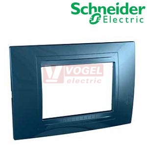 MGU410354 Krycí rámeček 3-modulový, Allegro, Glacier, VÝROBA UKONČENA