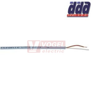 LiYY 2x0,75 kabel flexibilní datový, barevné žíly dle DIN 47100 [118104]