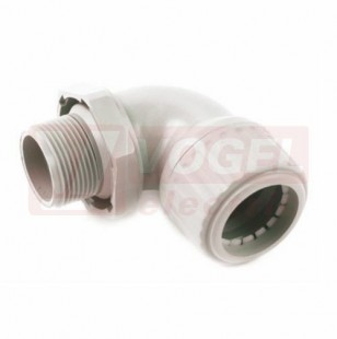 PM 32x1,5 vývodka SEG 3232 S, úhlová 90°, šedá, bezhalogenová, pro chráničku HFXS, IP65, PA, RAL 7001