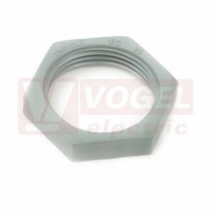 PM 50x1,5 matice SLN 50 GR, šedá, bezhalogenová, PA, HFXS, RAL 7001