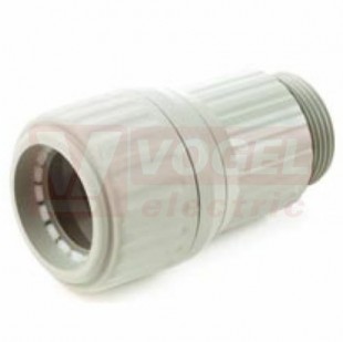 PM 25x1,5 vývodka SKGL 2525 S, přímá, šedá, bezhalogenová, pro chráničku HFXS, PA, IP65, RAL7001