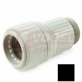 PM 25x1,5 vývodka SKGL 2525 S, přímá, černá, bezhalogenová, pro chráničku HFXS, PA, IP65, RAL9005