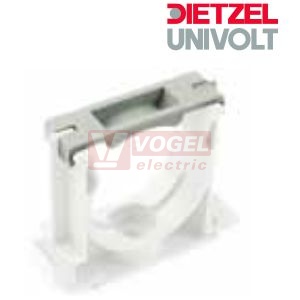 Příchytka PLAST  32 SCLX-C 32 GR, spona šedá RAL 7037 pro SCLX32