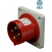 Přívodka vestavná 4P  16A 400V IP54 6h IRRN 1643, šroubová, přímá