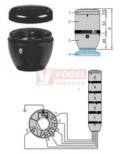 XVEC21  základní napájecí modul + víko, IP42 (max.5 modulů)