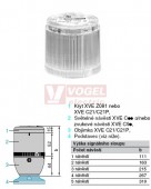 XVEC2M7 signální modul ČI, 230V AC, s trvalým světlem, vestavěná LED