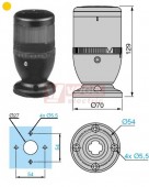 XVEL2B5 Světelný sloup OR, 24V AC/DC, včetně LED, s trvalým světlem