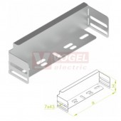 Záslepka žlabu 100x100 ZKL100H100, tl.0,7mm (110101)