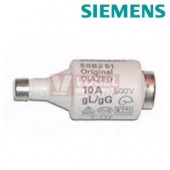 Pojistka E27/DII  10A gG/gL 500V zpožděná (šnek) (SIEMENS 5SB251) DIAZED